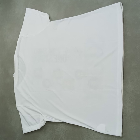 Sublivie Women's "One Family One Story" White Tee Shirt Size Large NWOT - Picture 3 of 8